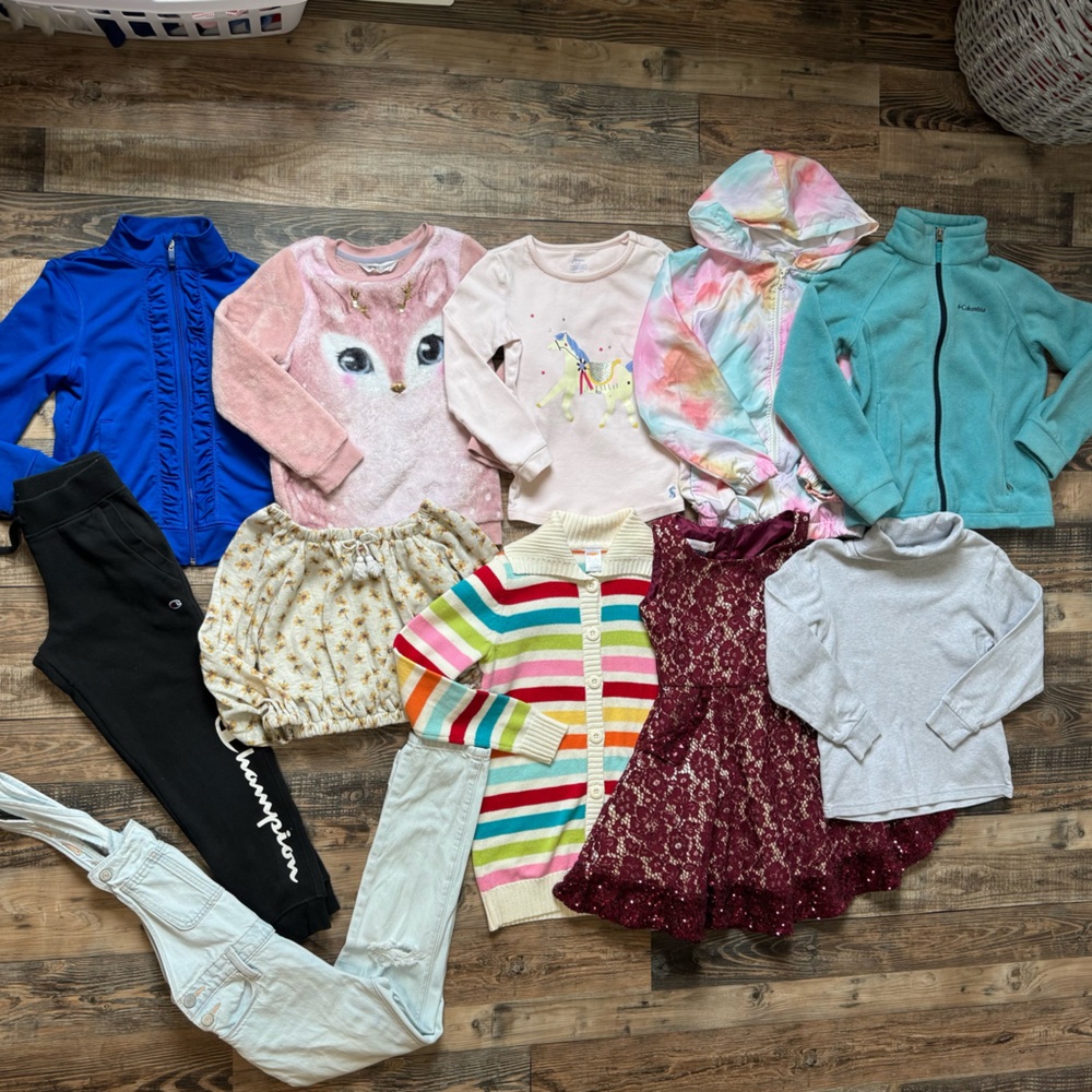 Girls 6/7/8 Bundle of Fall Winter Clothes Lot Bundle